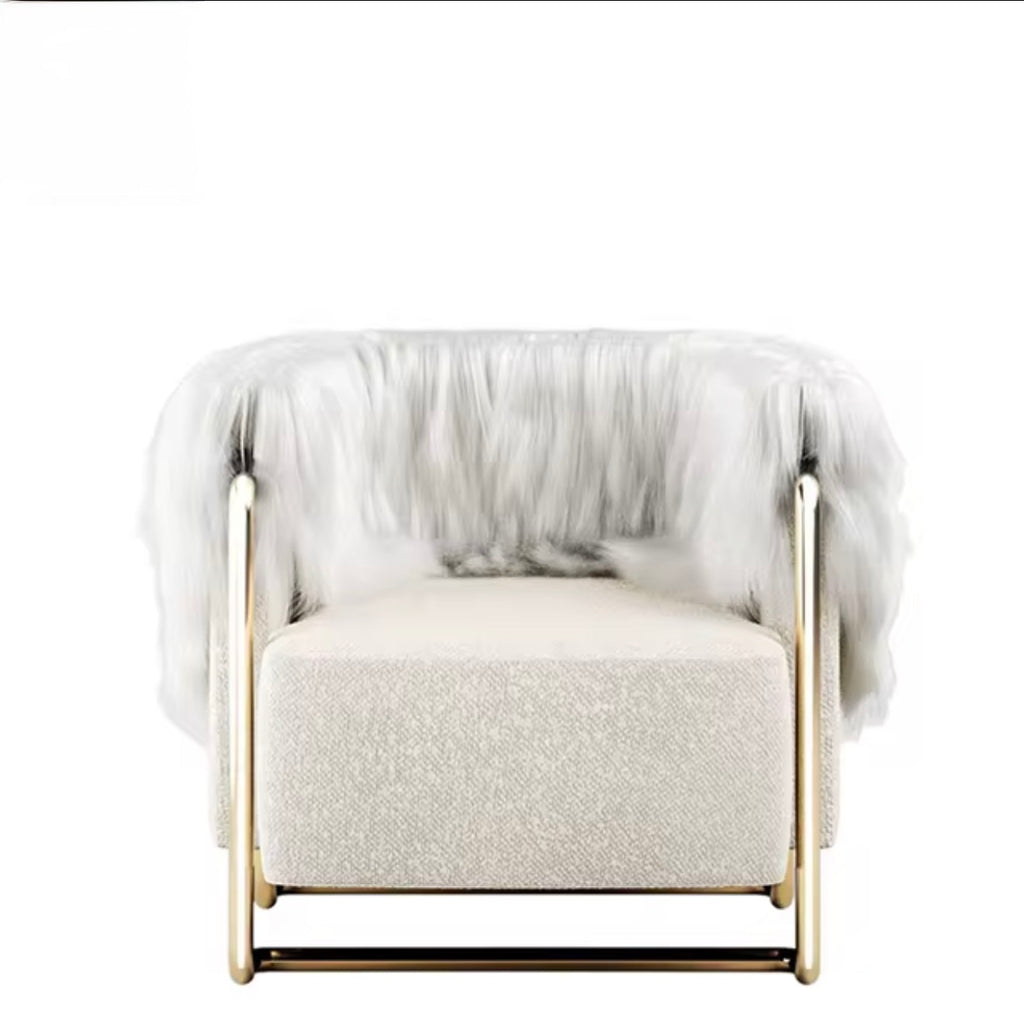 Casa Milano – Élysée Fur Accent Chair