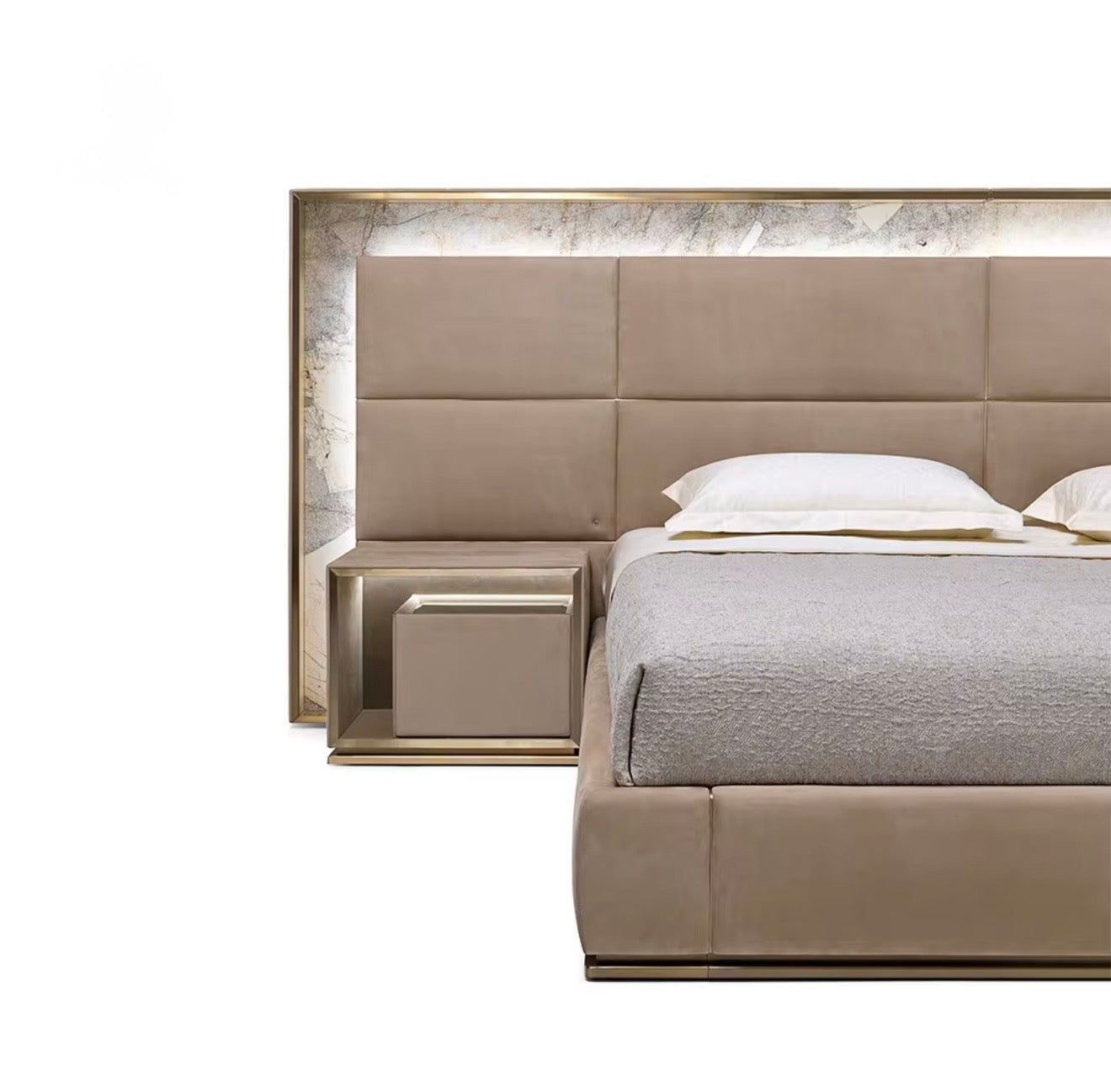 Casa Milano LUCENTE Mirror Panel Luxury Bed – King Size