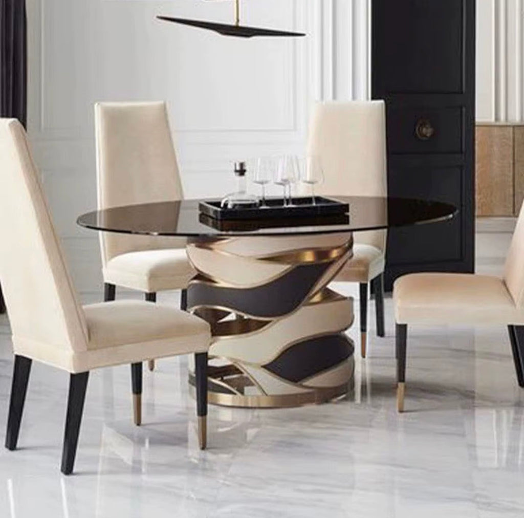 Casa Milano – Caracole Sculptural Round Dining Table