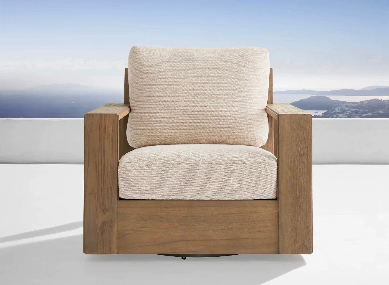 Casa Milano St. Tropez Outdoor Swivel Chair