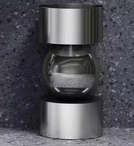 Saphira 304 Stainless Steel Sculptural Pedestal Sink