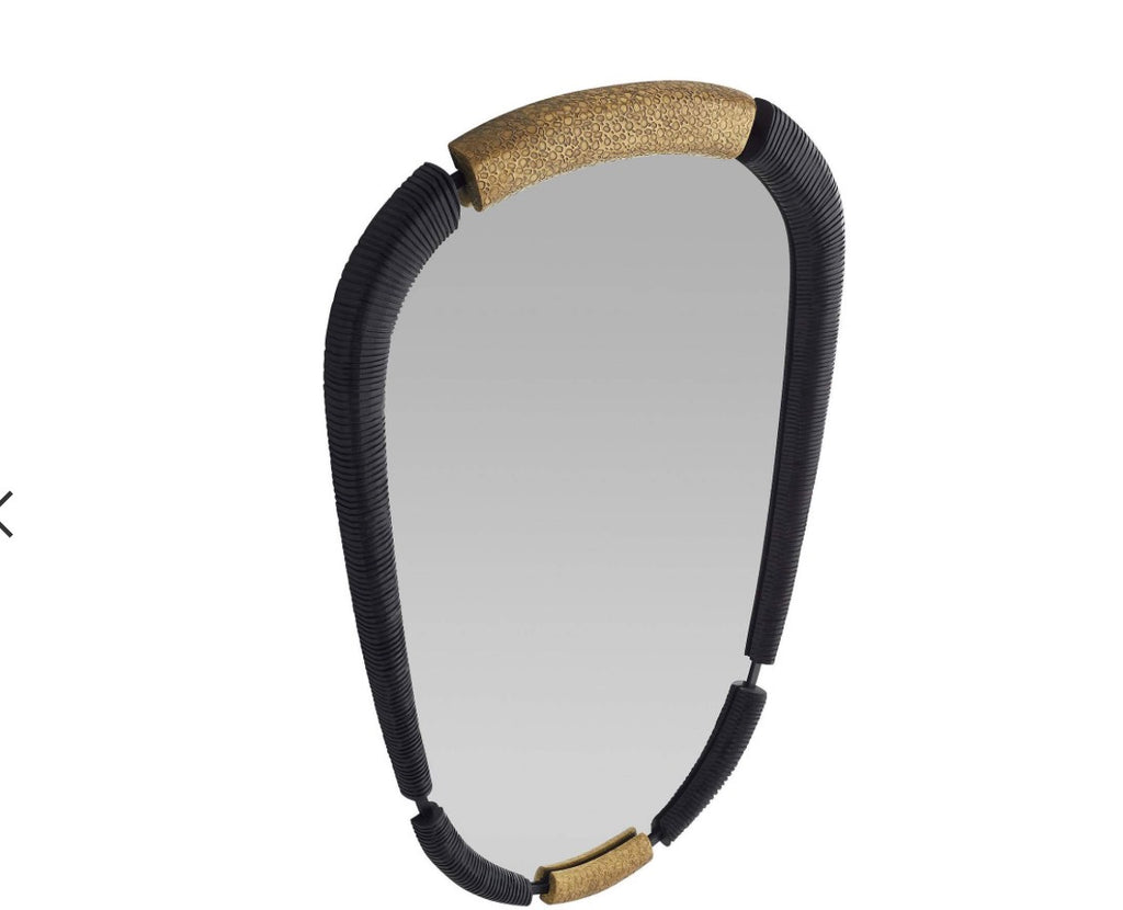 Casa Milano – Hitchcock Ebony Sculptural Mirror