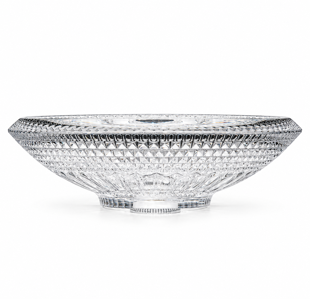 Fiorella Faceted Glass Vessel Sink