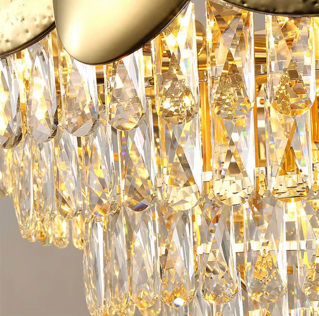 Crystal Cascade Chandelier