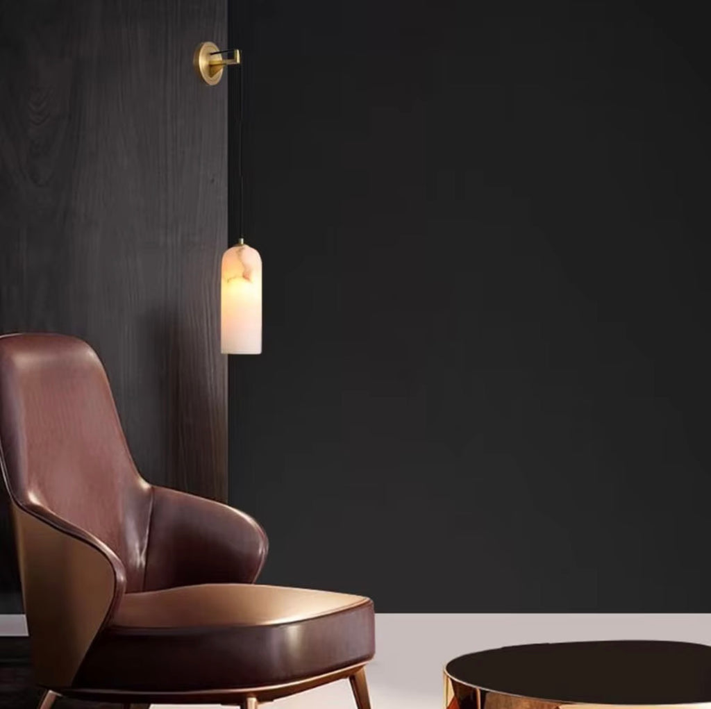 EMERALD SPANISH NATURAL MARBLE WALL LAMP