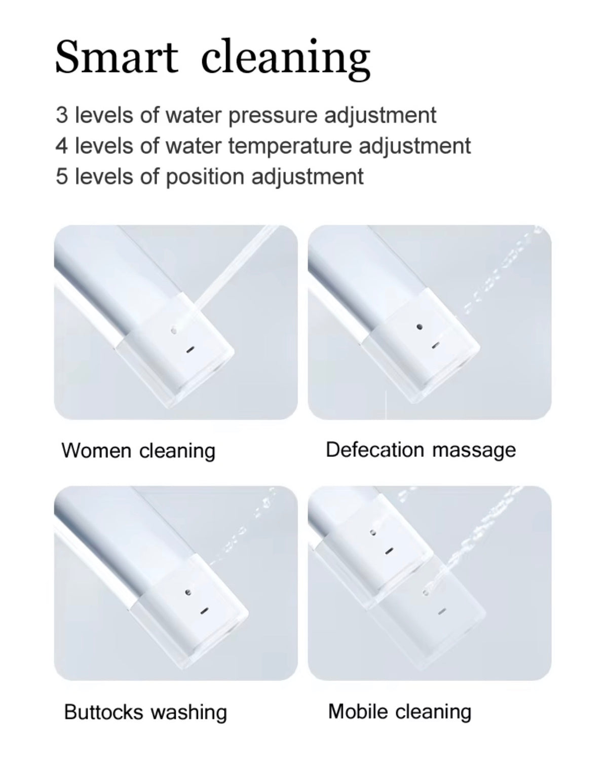 LUCIANO INTELLIGENT SMART TOILET WITH BIDET, AUTO LID & FOAM SHIELD