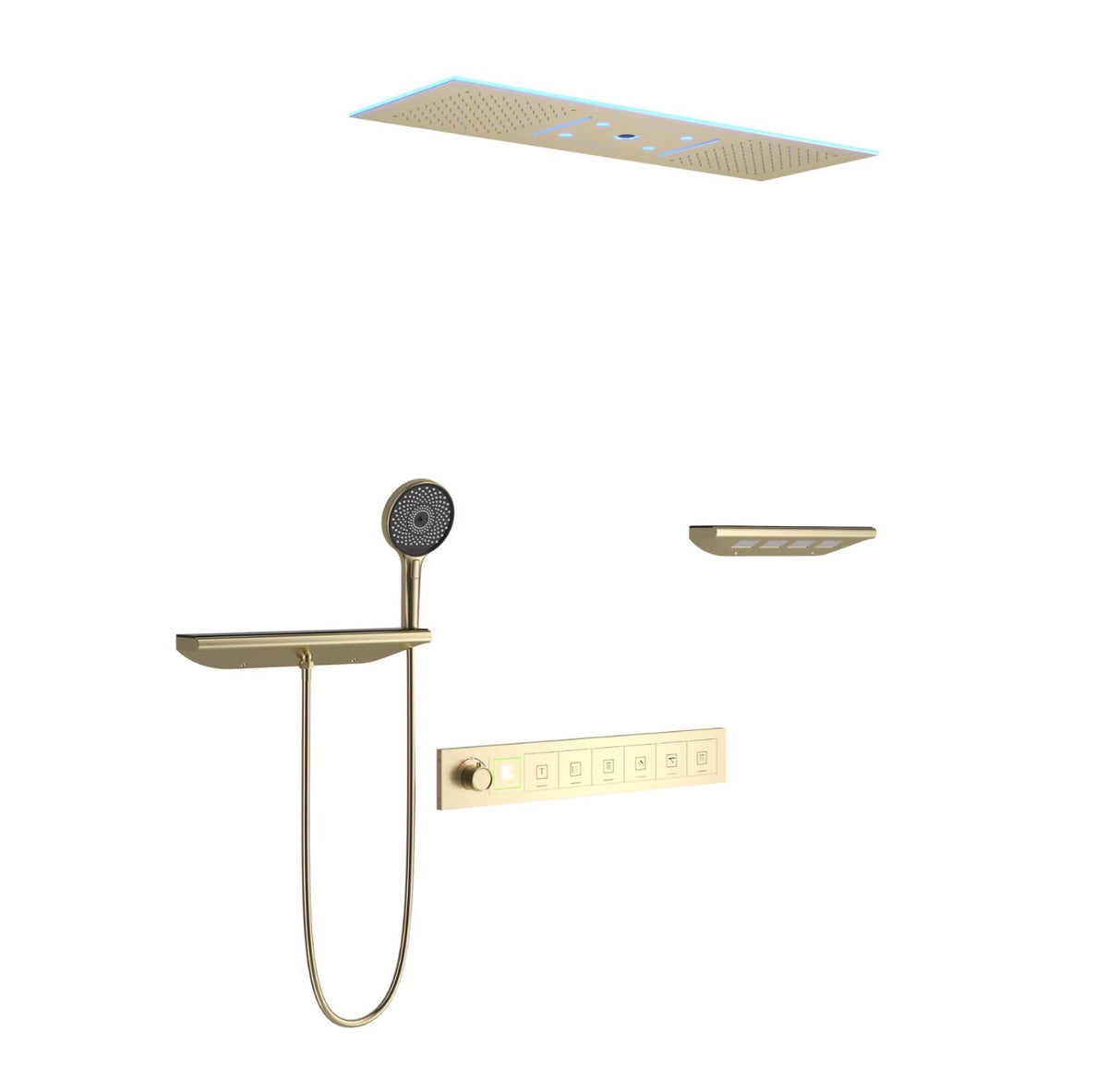 Valentina Thermostatic Luxury Rain Shower System