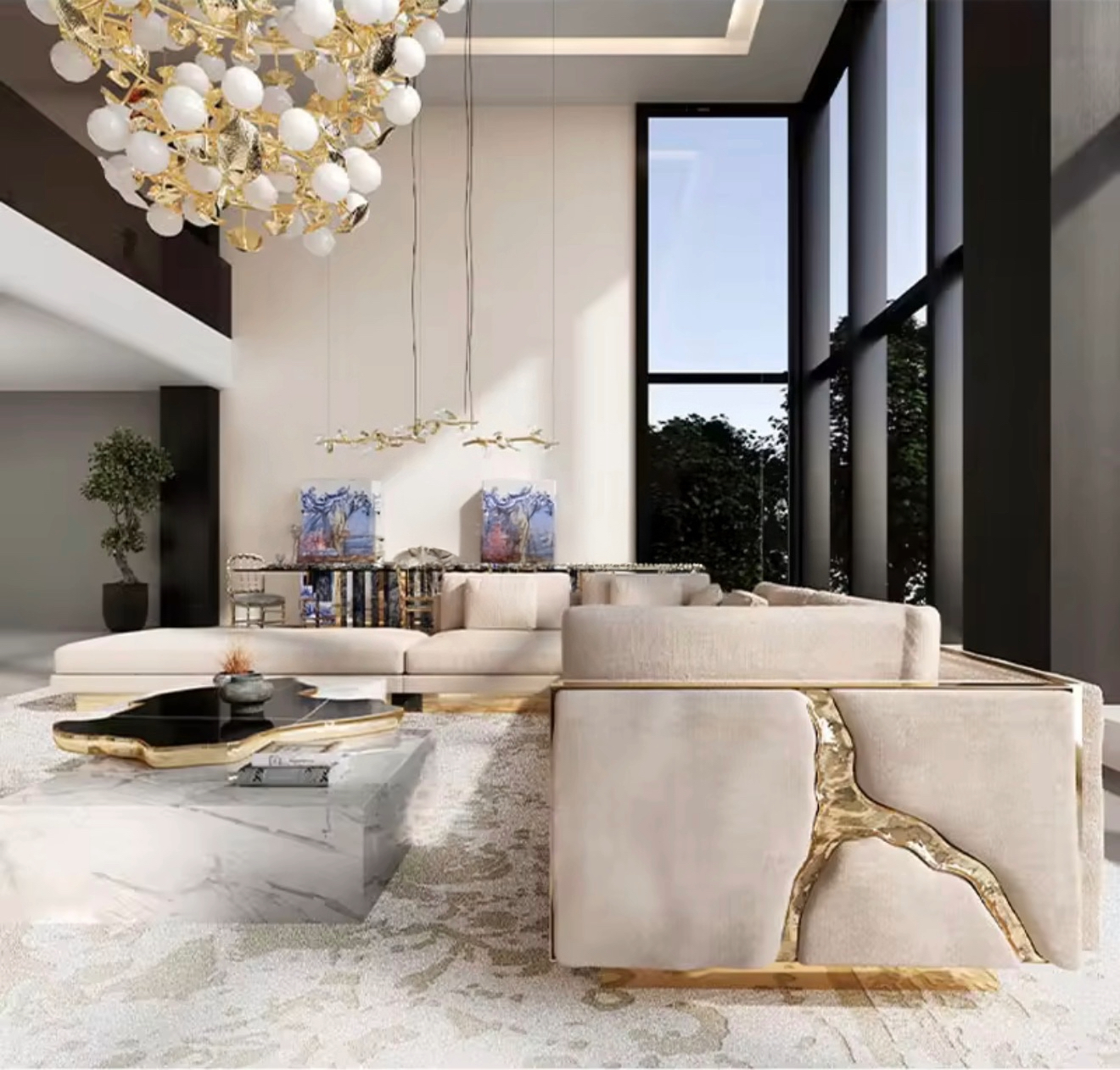 Casa Milano – Vittorina L-Shape Sectional Sofa