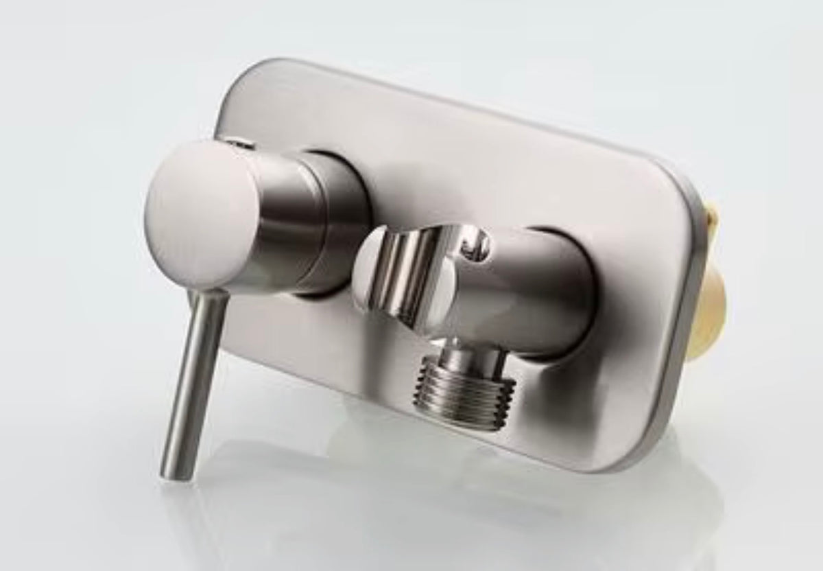 Lucienne Brass Hot & Cold Wall-Mounted Bidet Sprayer Set