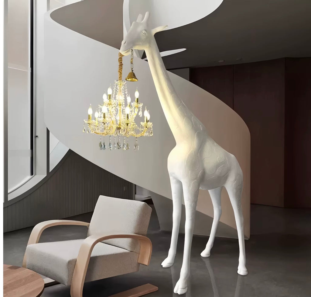 Giraffe Sculpture Floor Lamp