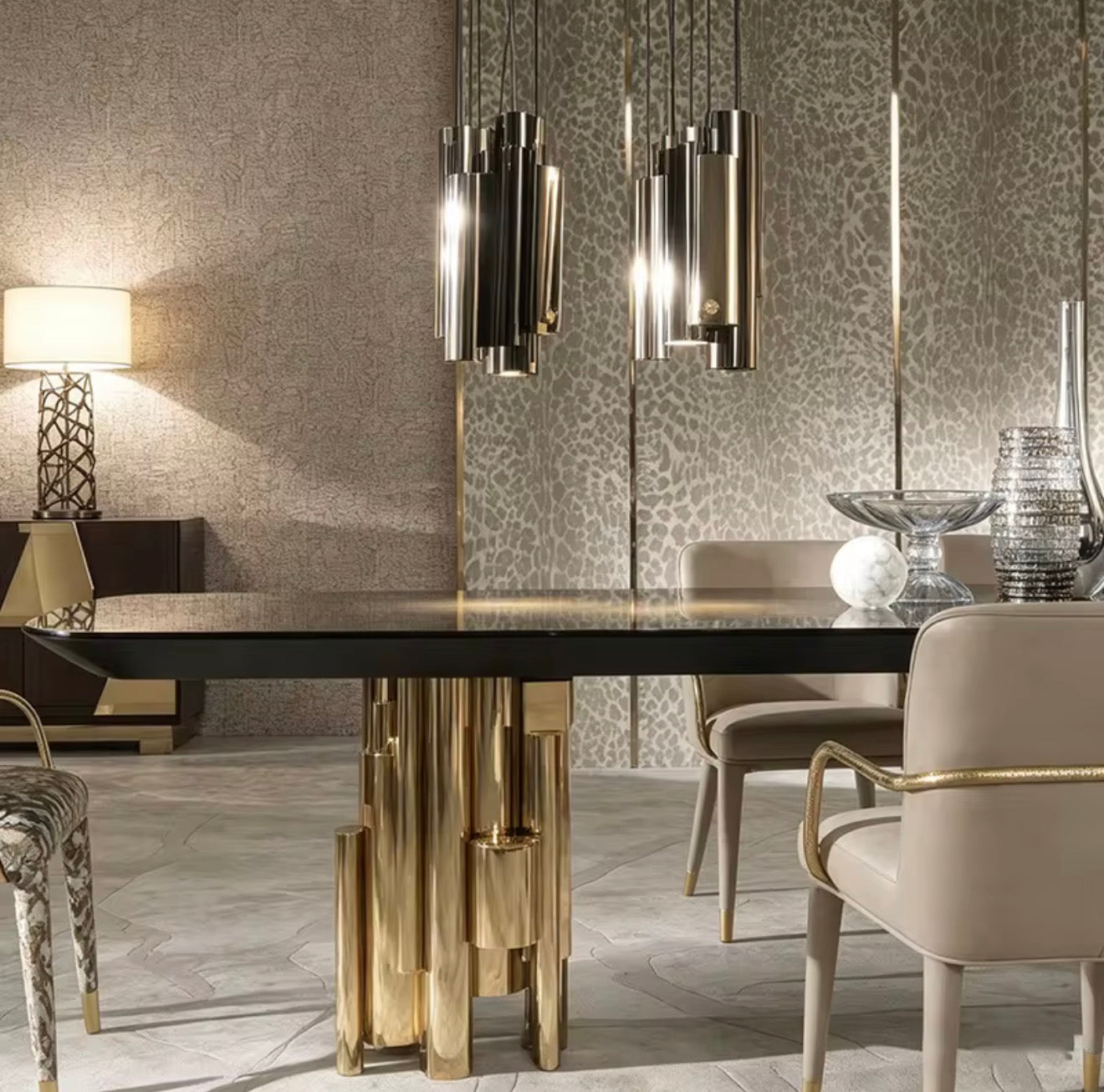 Casa Milano – Imperia Noir Dining Table