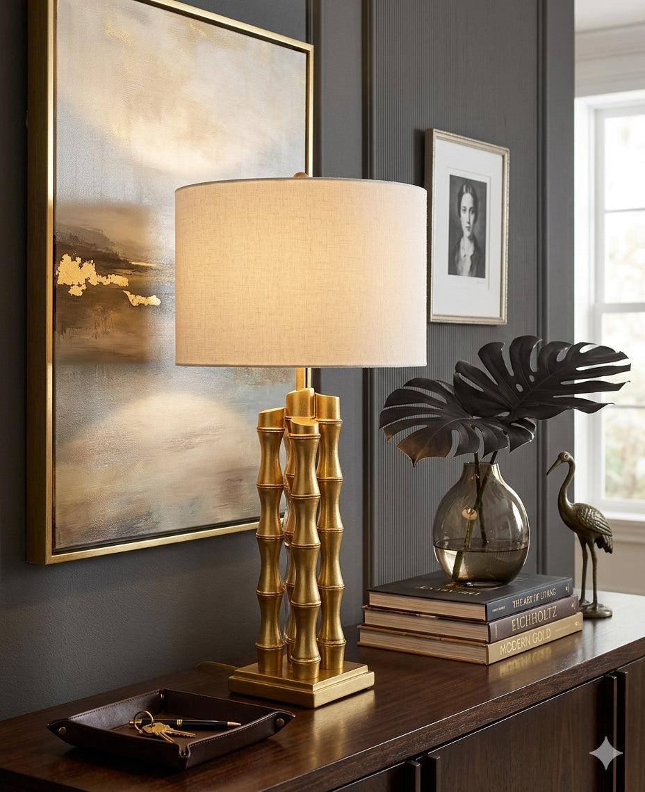 Raymond Brass Sculpture Table Lamp