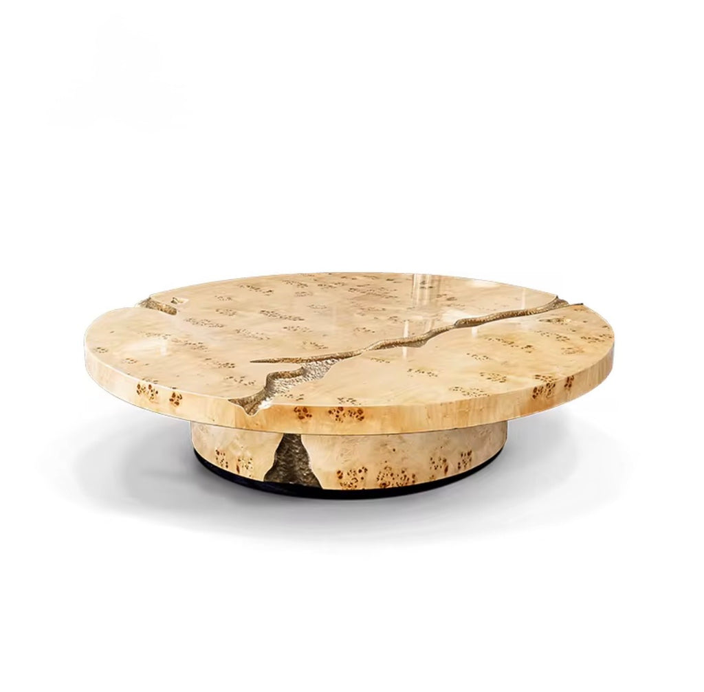 Casa Milano – Aurelio Walnut Burl Coffee Table