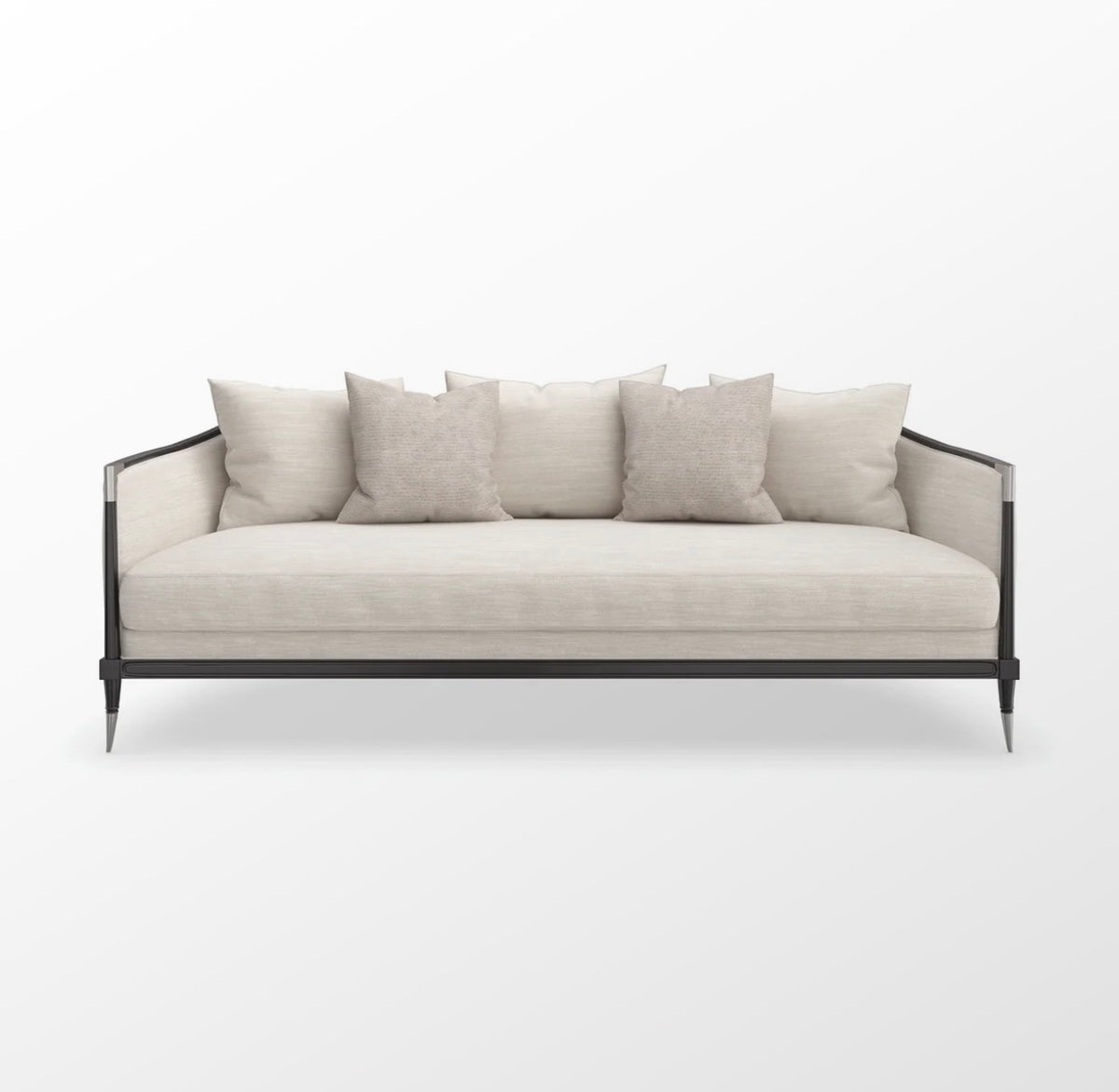 Splash of Flash Ivory Sofa