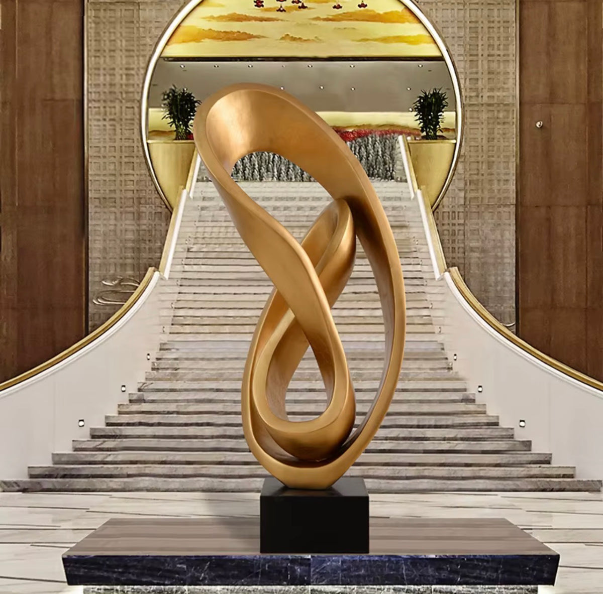 Aurelia Infinity Floor Sculpture