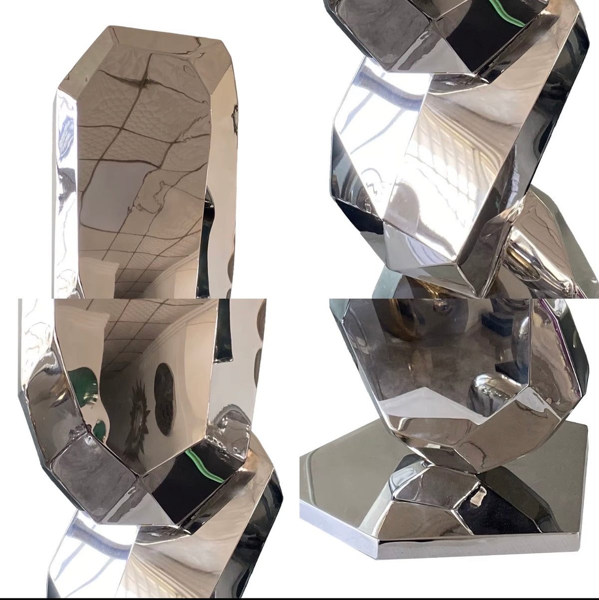 Orion Faceted Stainless Steel Sculpture