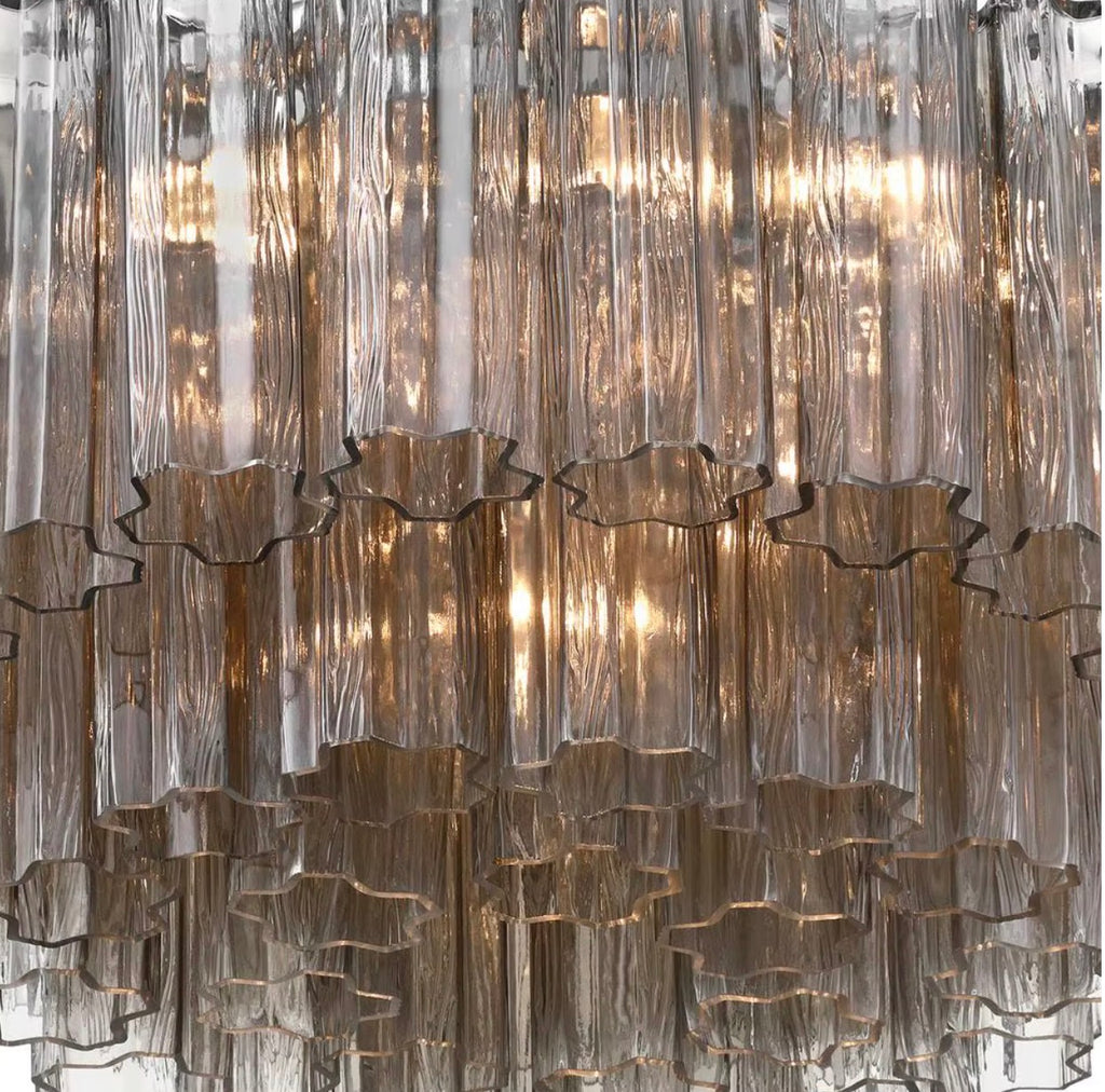 VIRELIA TIERED GLASS CHANDELIER