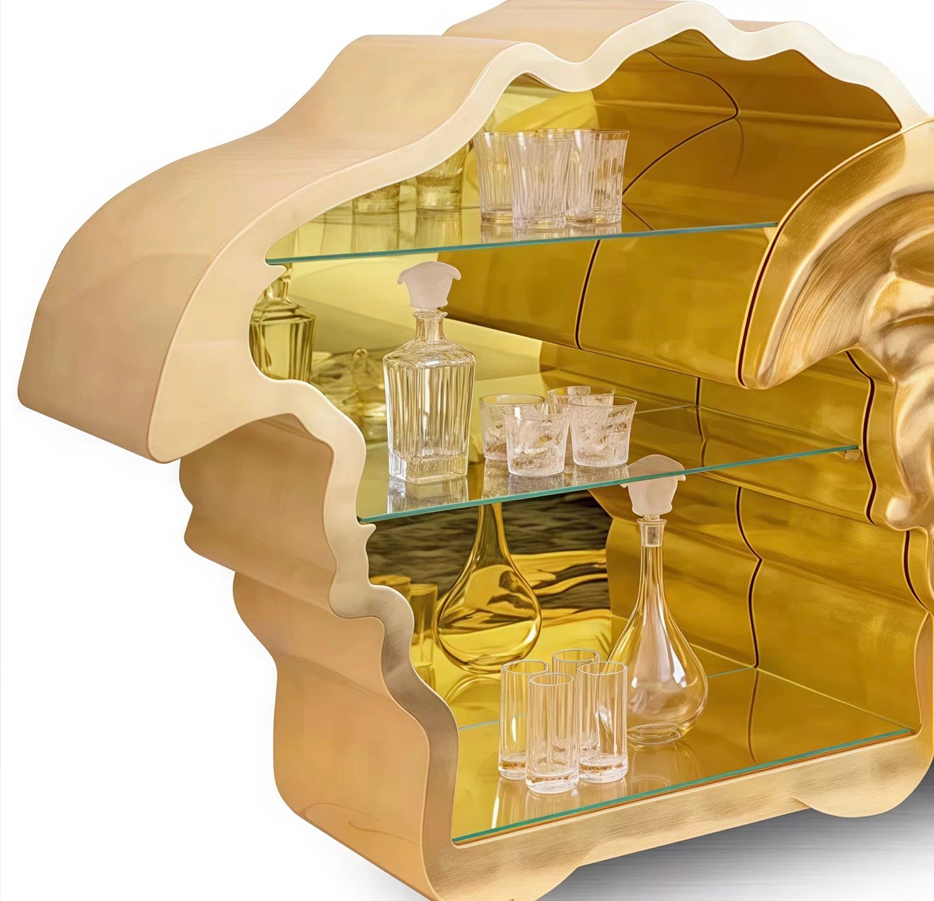 Casa Milano – Aurelio Medusa Gold Cabinet