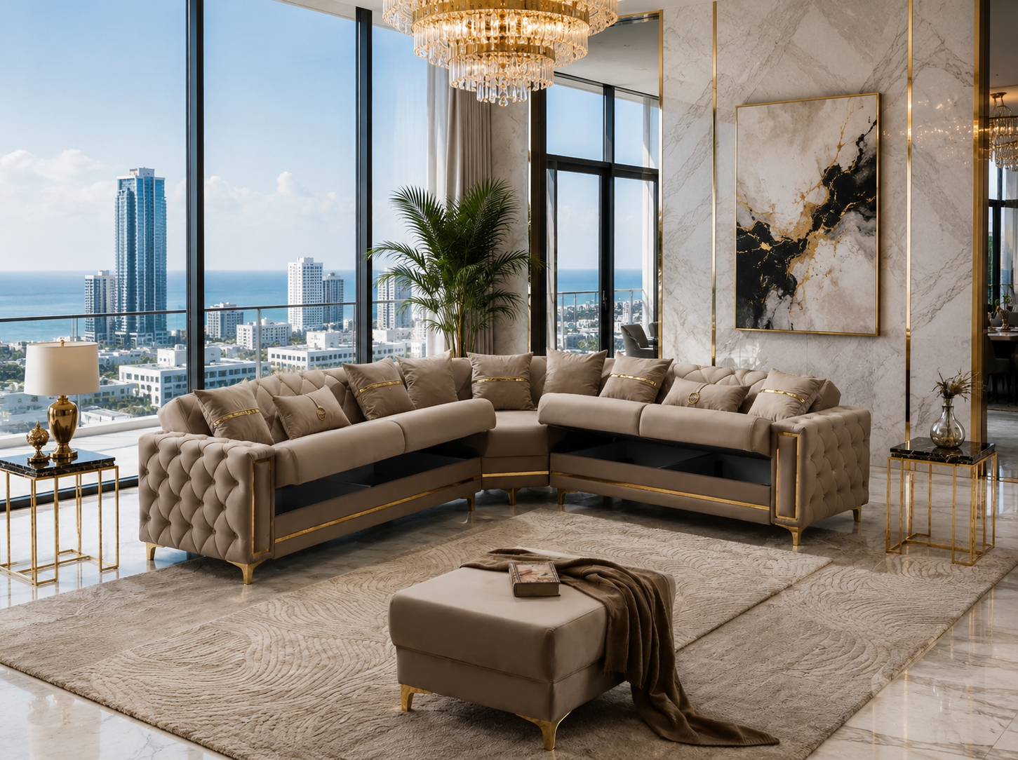 Vittoria Corner Sectional by Casa Milano