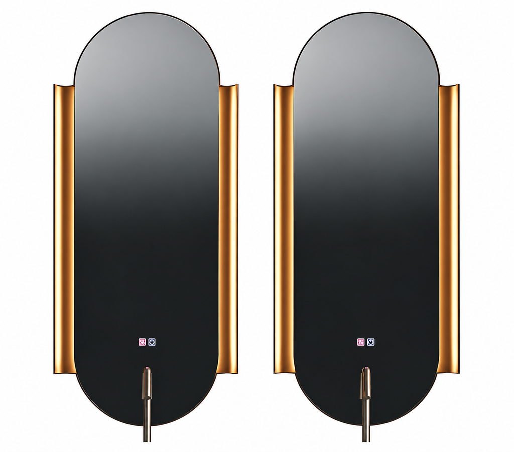 ADRIANA WALL-MOUNTED DOUBLE MIRROR VANITY SET