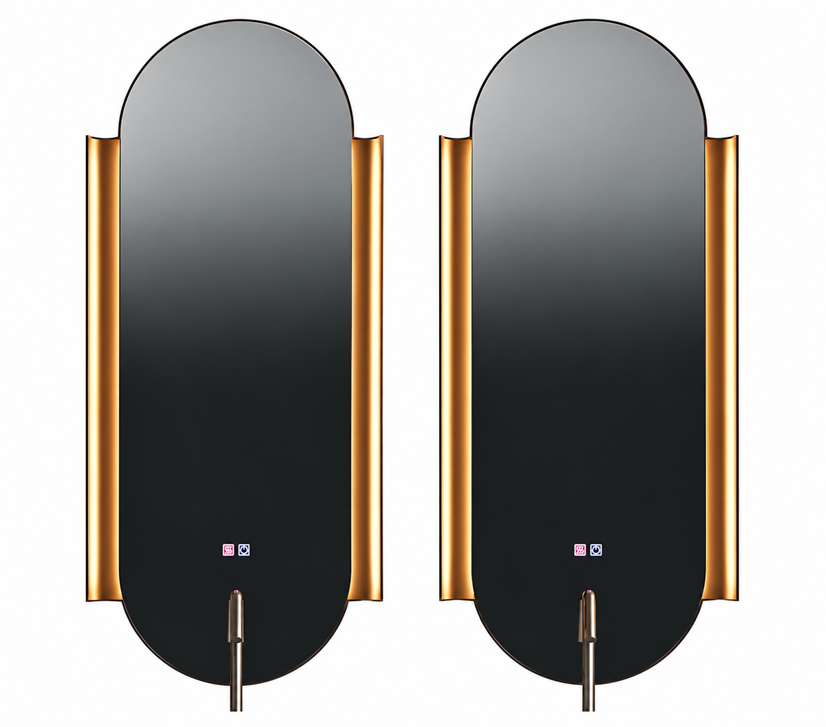 ADRIANA WALL-MOUNTED DOUBLE MIRROR VANITY SET