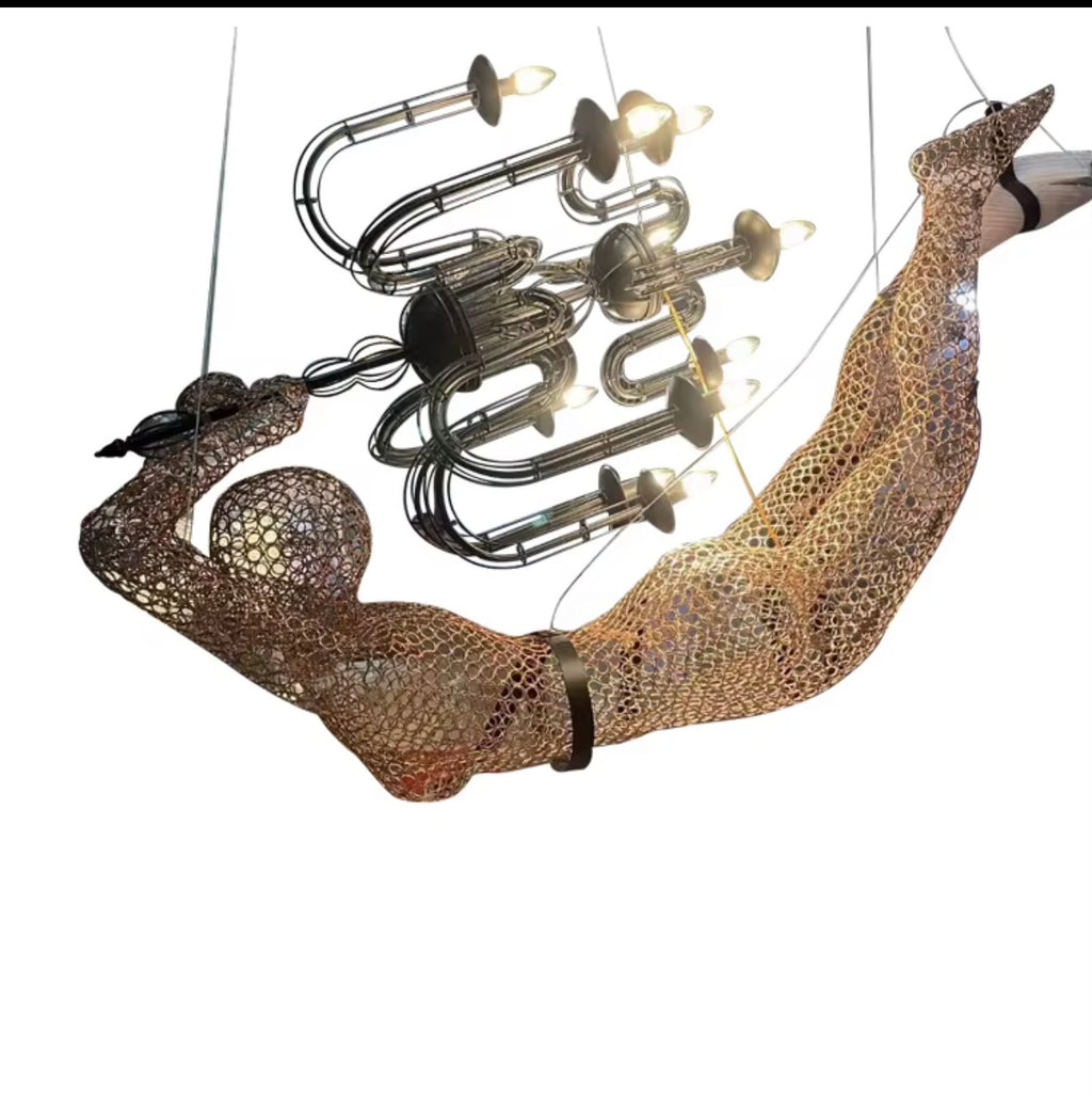 Celestia Floating Muse Sculptural Chandelier