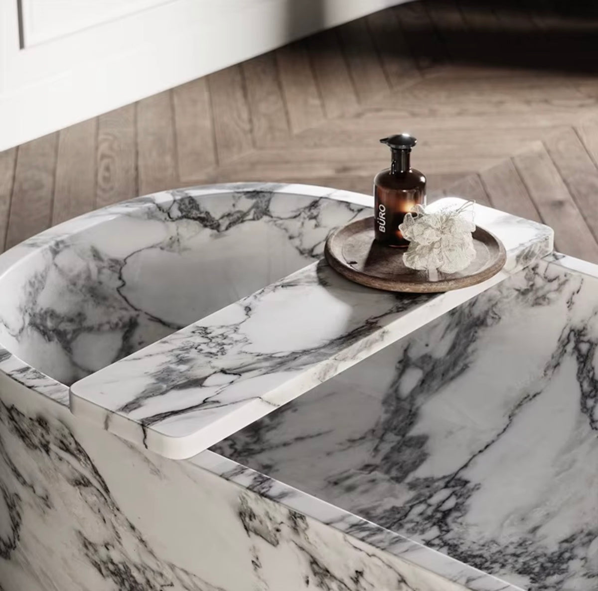 Carrara Luxe Marble Bathtub