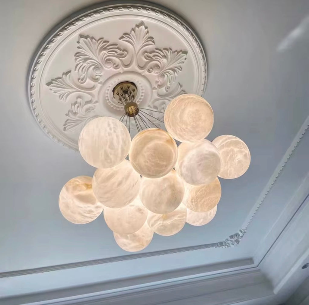 Moonshine Alabaster Chandelier