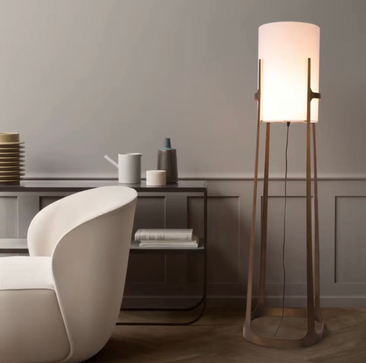 Valeria Sculptural LED Floor Lamp