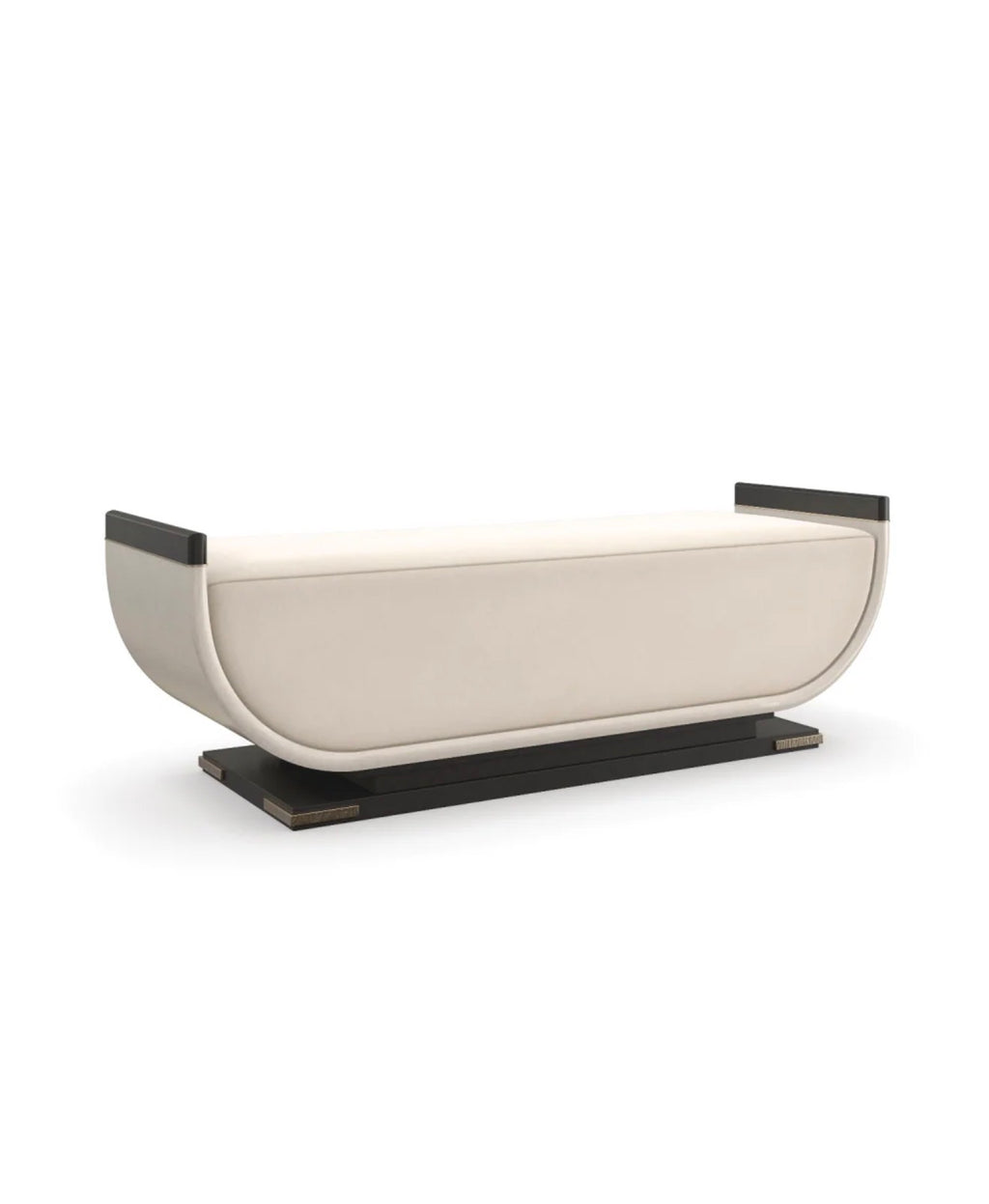Casa Milano – Curved Contemporary Upholstered Bench