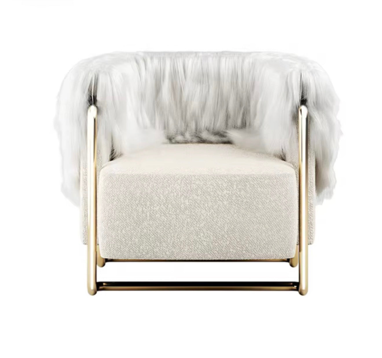 Casa Milano – Élysée Fur Accent Chair