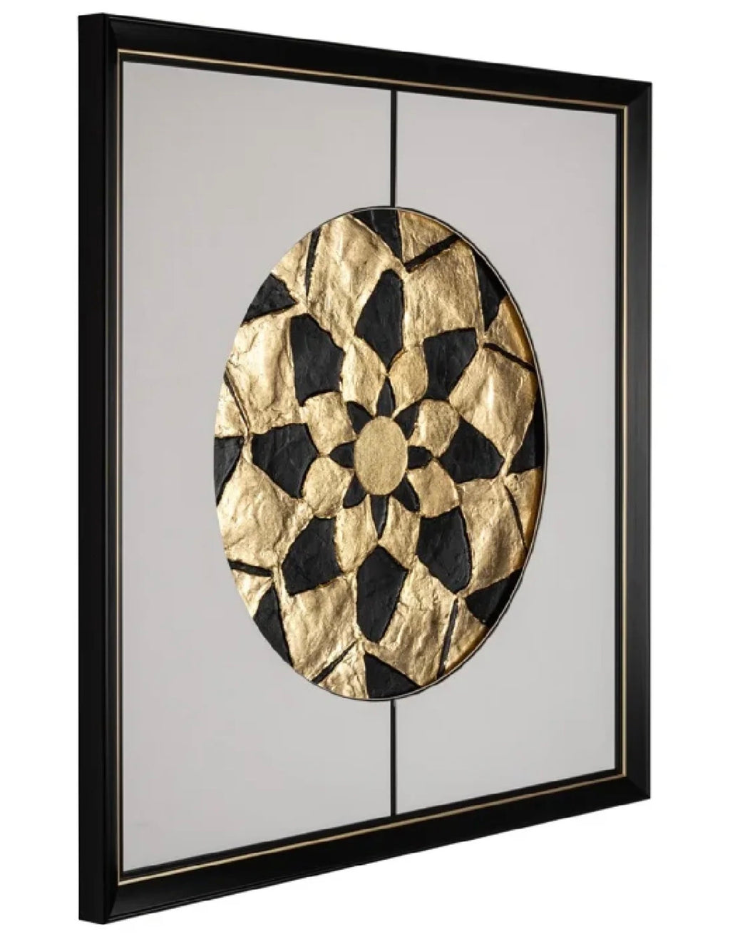 Casa Milano – Gold & Black Sun Wall Art