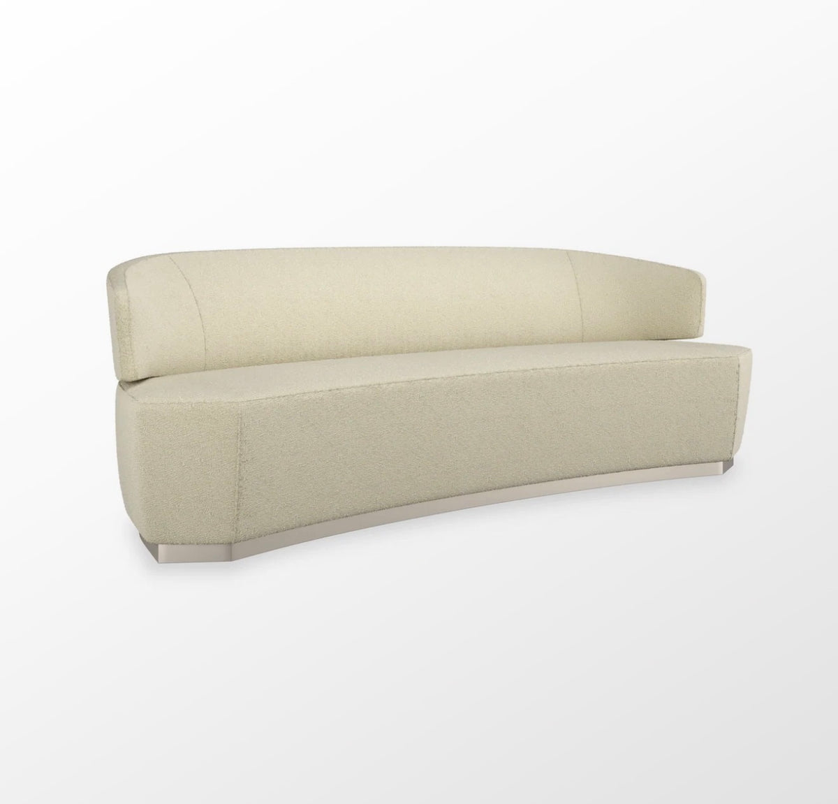 Olympia Oatmeal Curved Sofa
