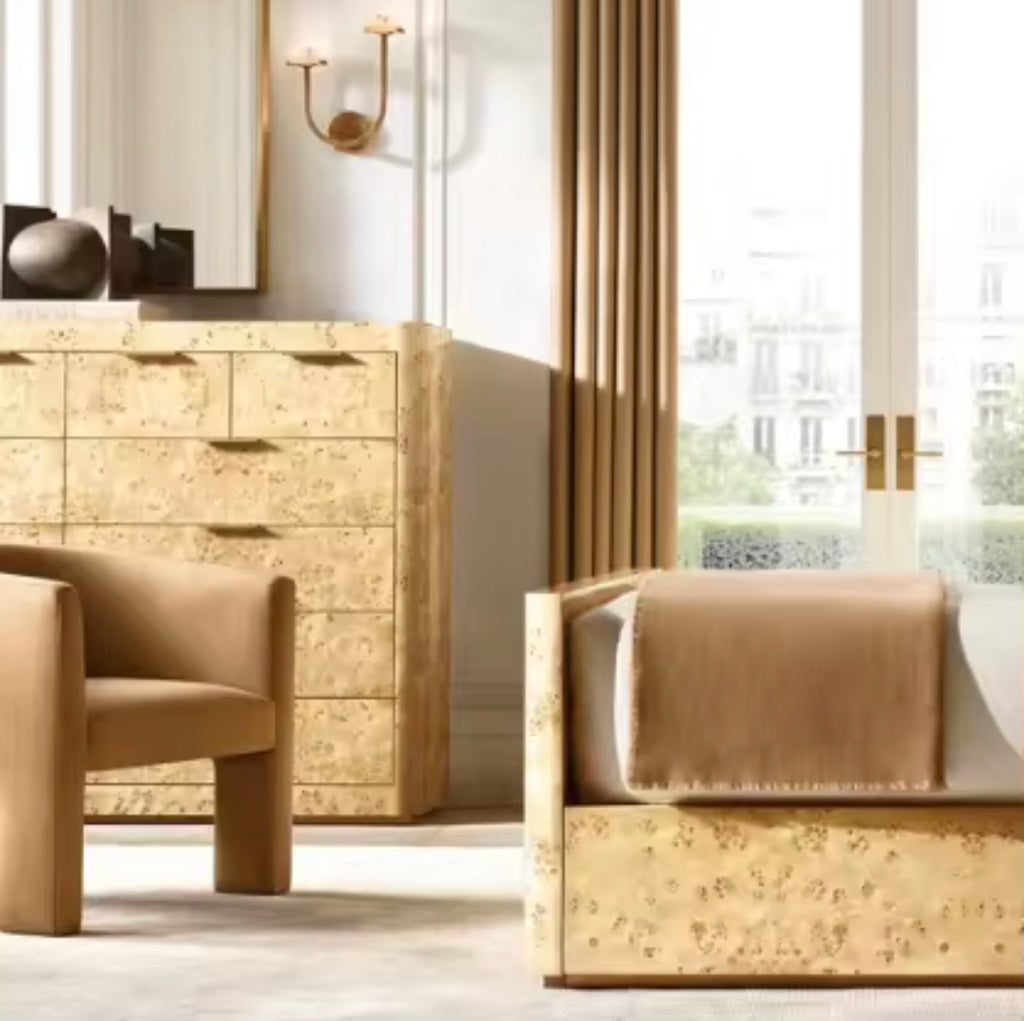 Casa Milano — Kensington Burl Wood Dresser