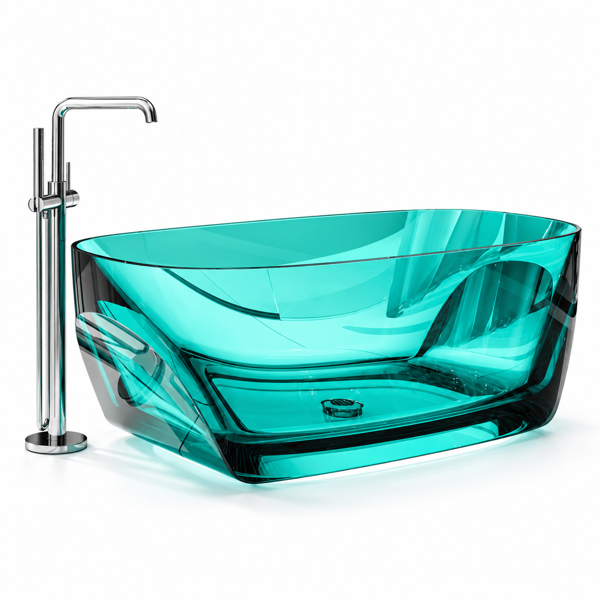 Venezia Transparent Resin Bathtub