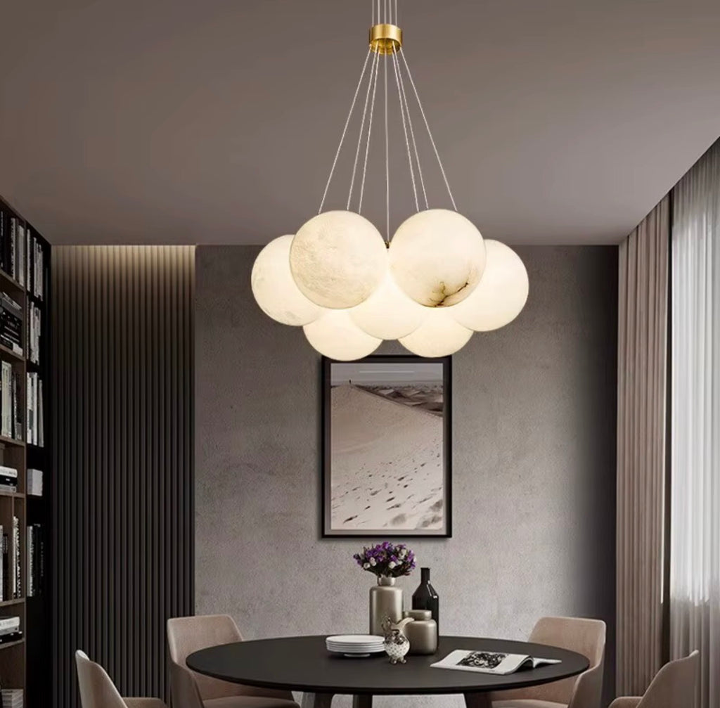 Moonshine Alabaster Chandelier