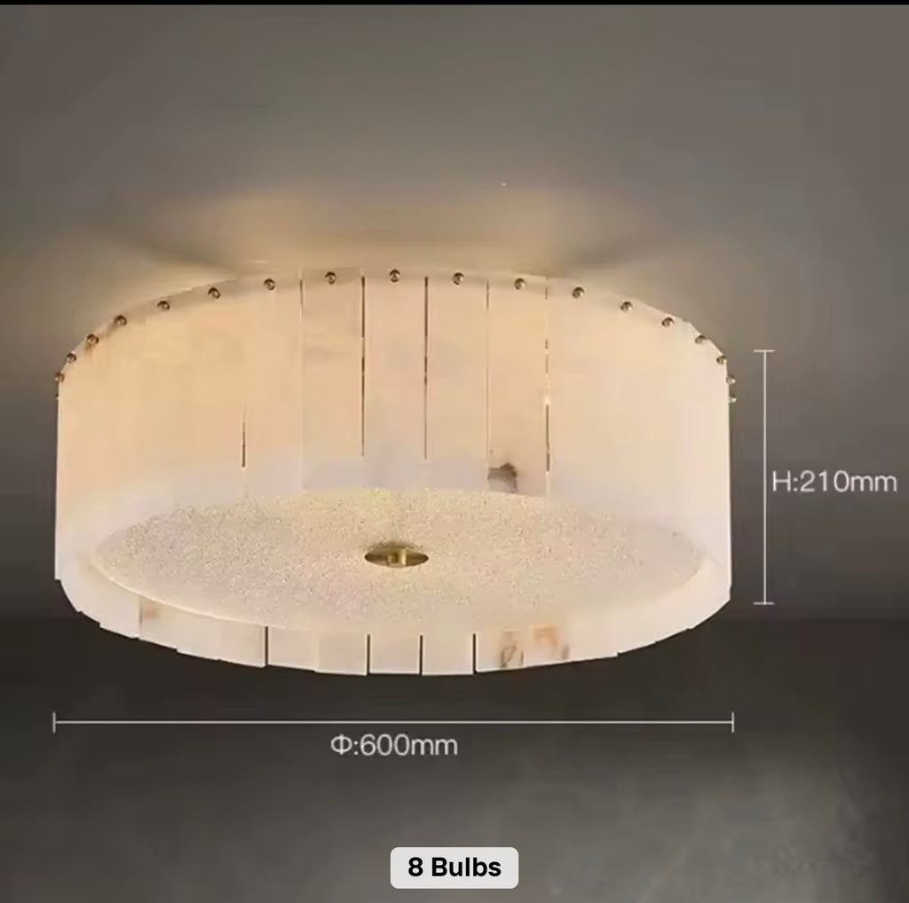 Elysian Alabaster Flush Mount