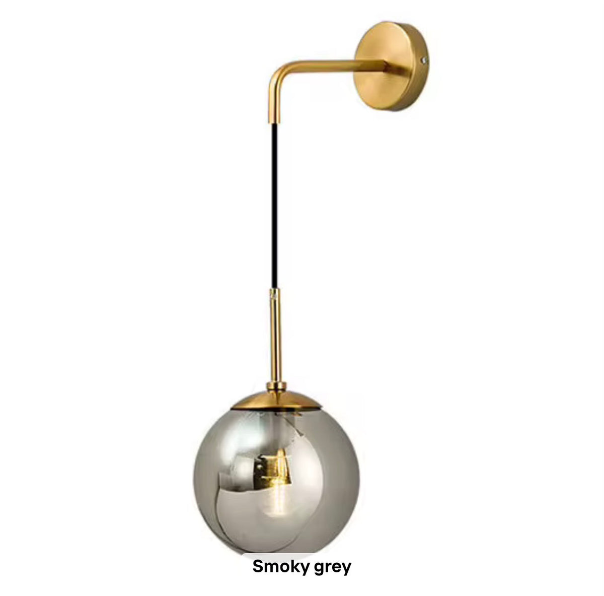 NICO GLASS GLOBE WALL SCONCE