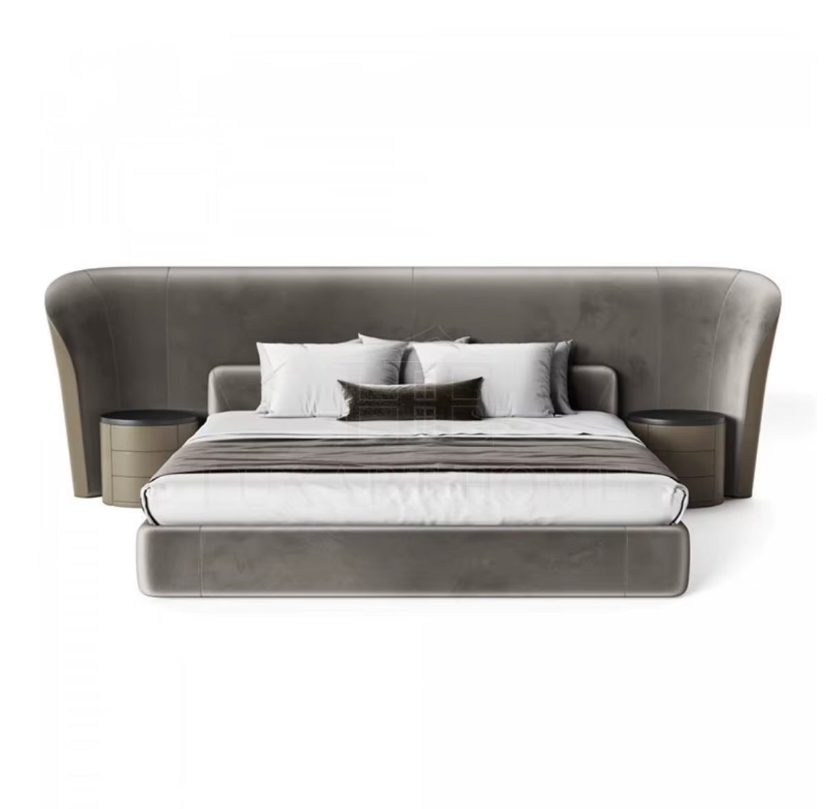 Lorenzo Grand Wingback Bed