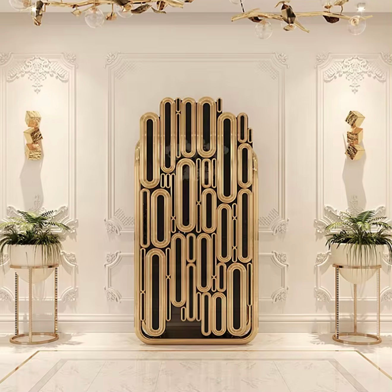 Casa Milano — Rochetti Sculptural Wine Cabinet