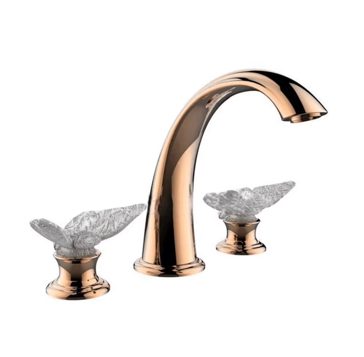 Aurelia Crystal Butterfly Widespread Faucet
