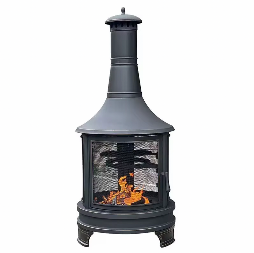 Vittorio Outdoor Wood-Burning Fireplace & Grill