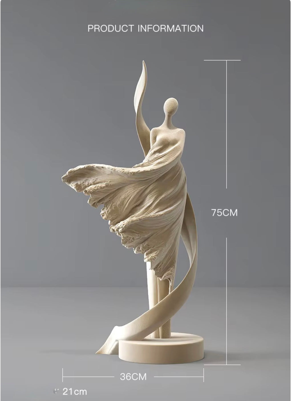 Valeria Flowing Muse Sculpture