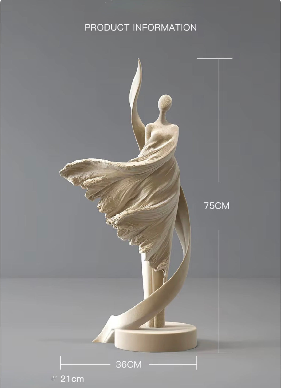 Valeria Flowing Muse Sculpture