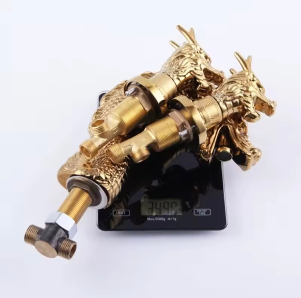 DRAGO IMPERIALE SOLID BRASS DRAGON WIDESPREAD BASIN FAUCET