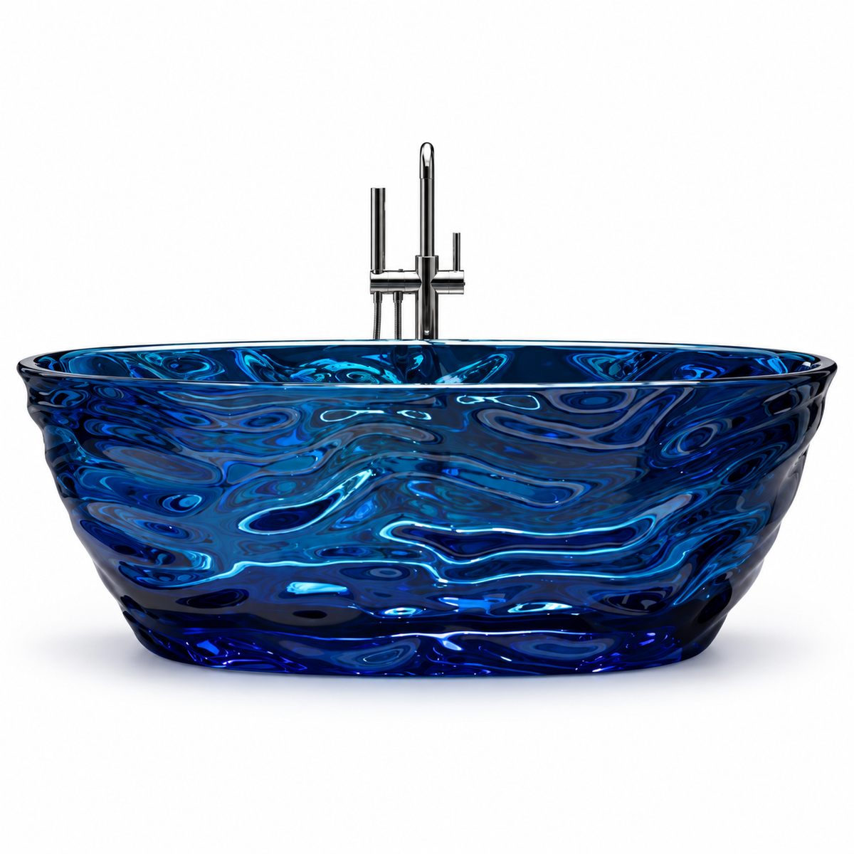 Ravello Transparent Resin Bathtub