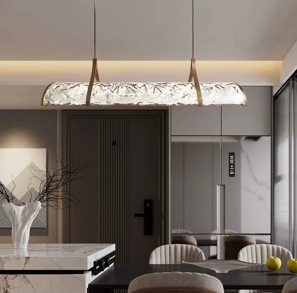 Lunara Linear Glass Pendant