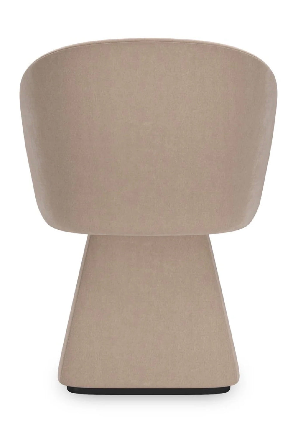 Casa Milano – Vuelta Luxury Swivel Dining Chair in Taupe Velvet