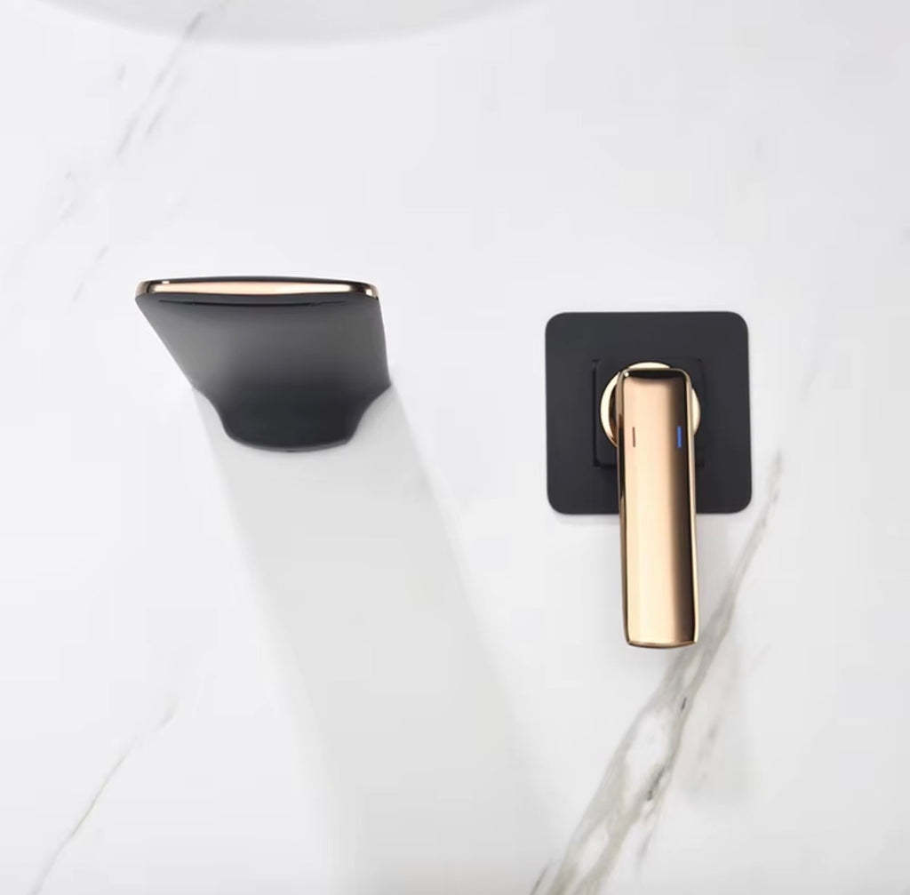 Valeria Wall-Mounted Waterfall Basin Faucet