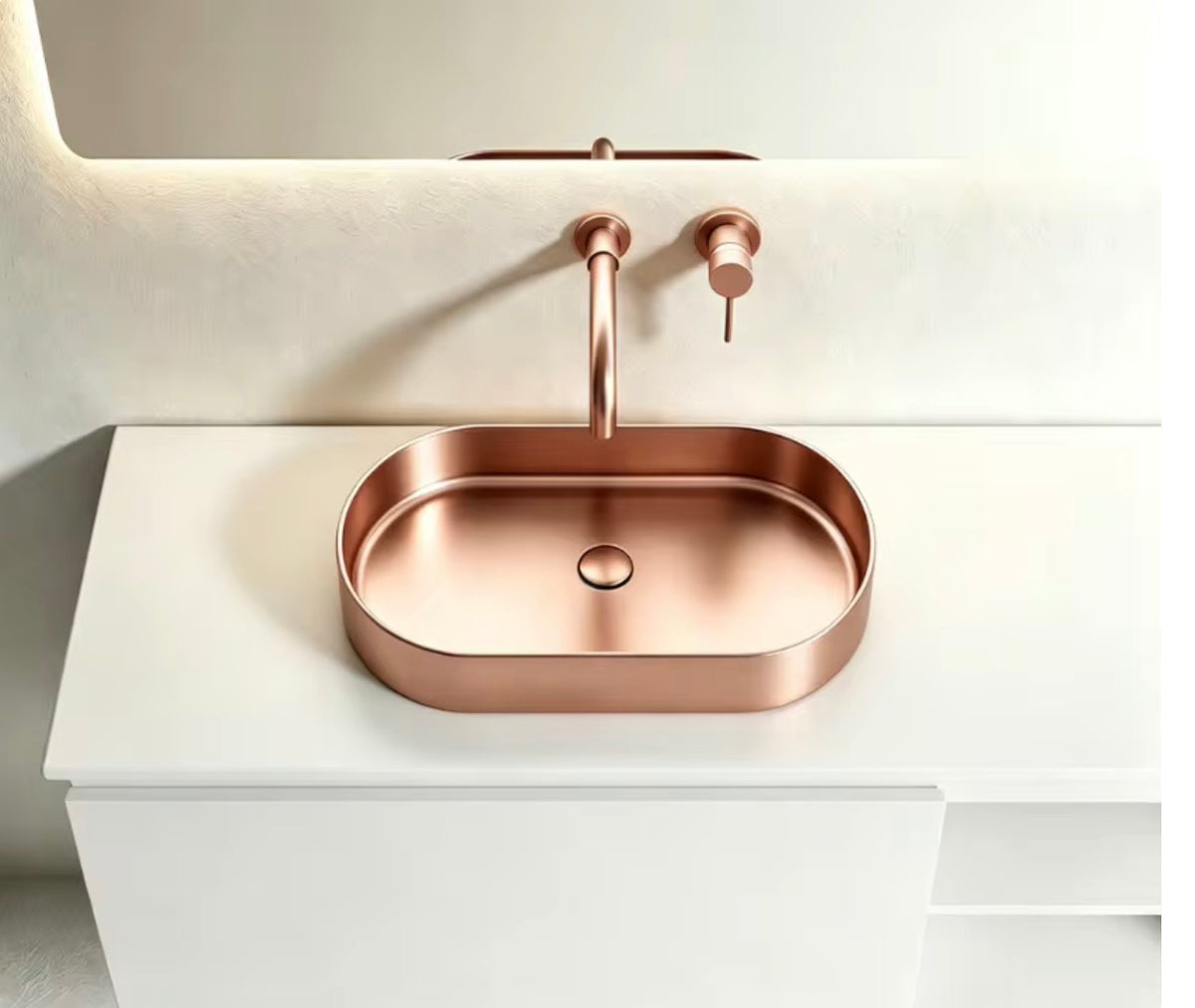 Vittoria Two-Tone Gold & Black Stainless Steel Vessel Sink